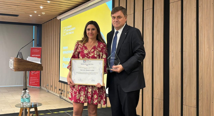 Por primera vez una mujer obtiene el Premio Infraestructura del Colegio de Ingenieros